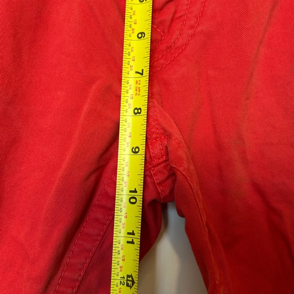 True‎ Religion Red Pants Ricky Relaxed Straight Leg Men's 32 Y2K flap Pockets